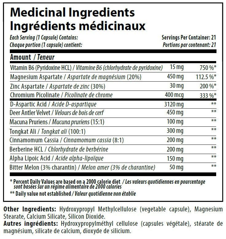 Nutrabolics Aggro Hardcore Testosterone Booster