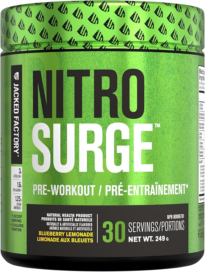 Jacked Factory NitroSurge Blueberry Lemonade