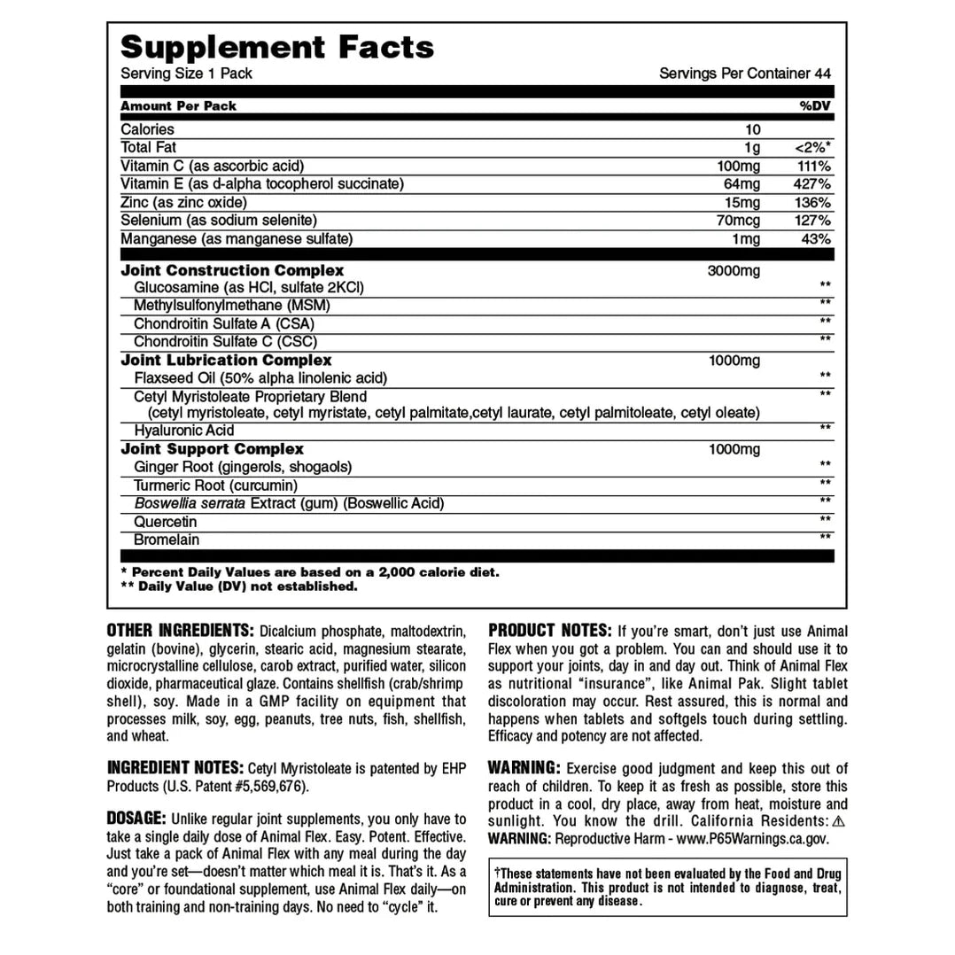 Animal Flex – All-In-One Complete Joint Supplement