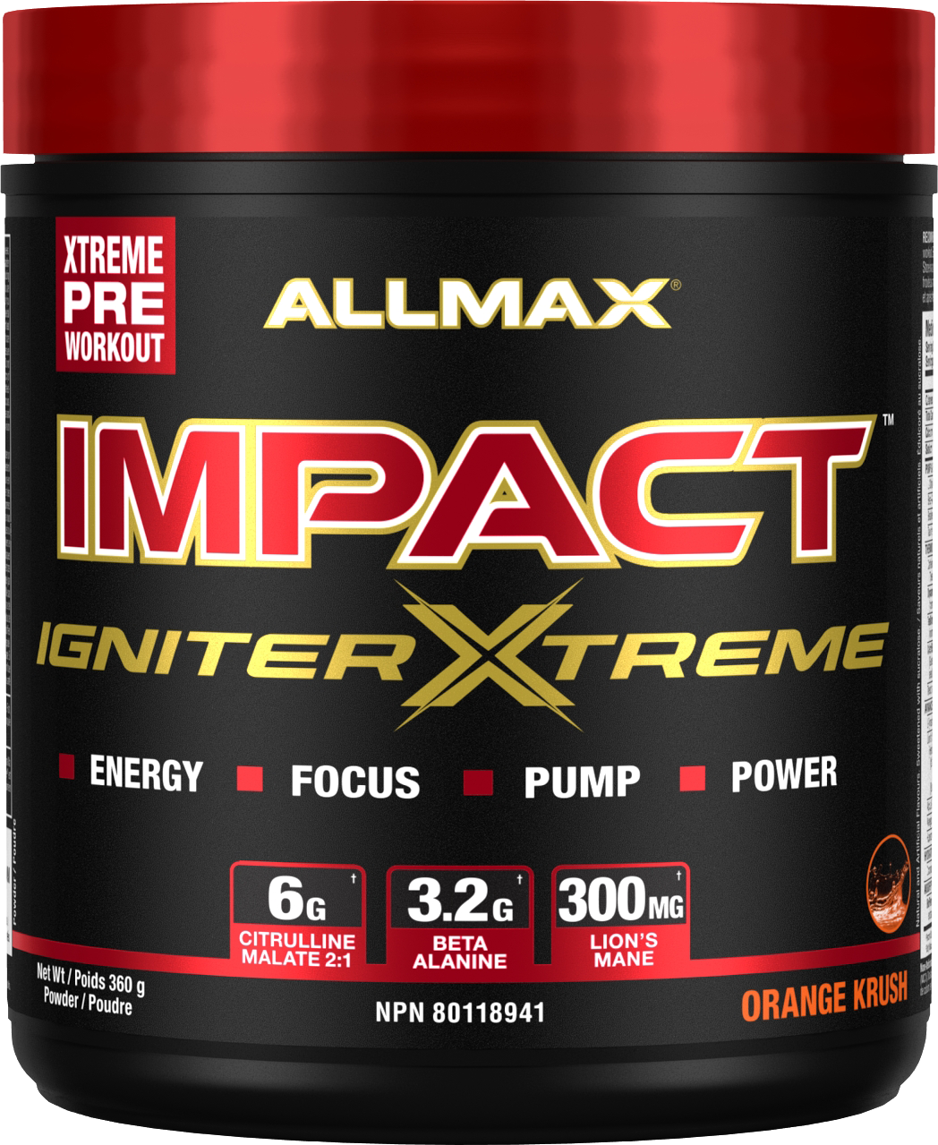 ALLMAX Impact Igniter Xtreme