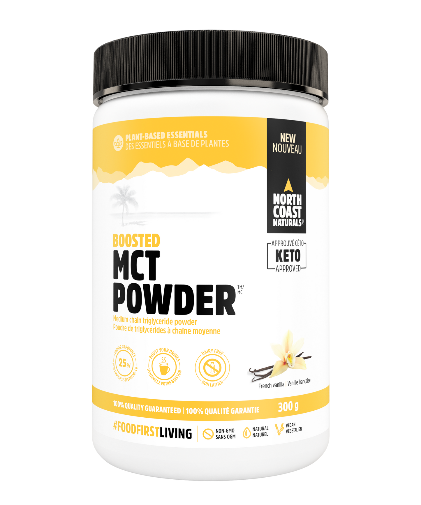 Boosted MCT powder
