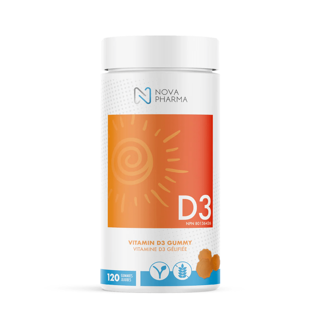 NOVA PHARMA D3 Gummies - PeakPro Performmance Supplements