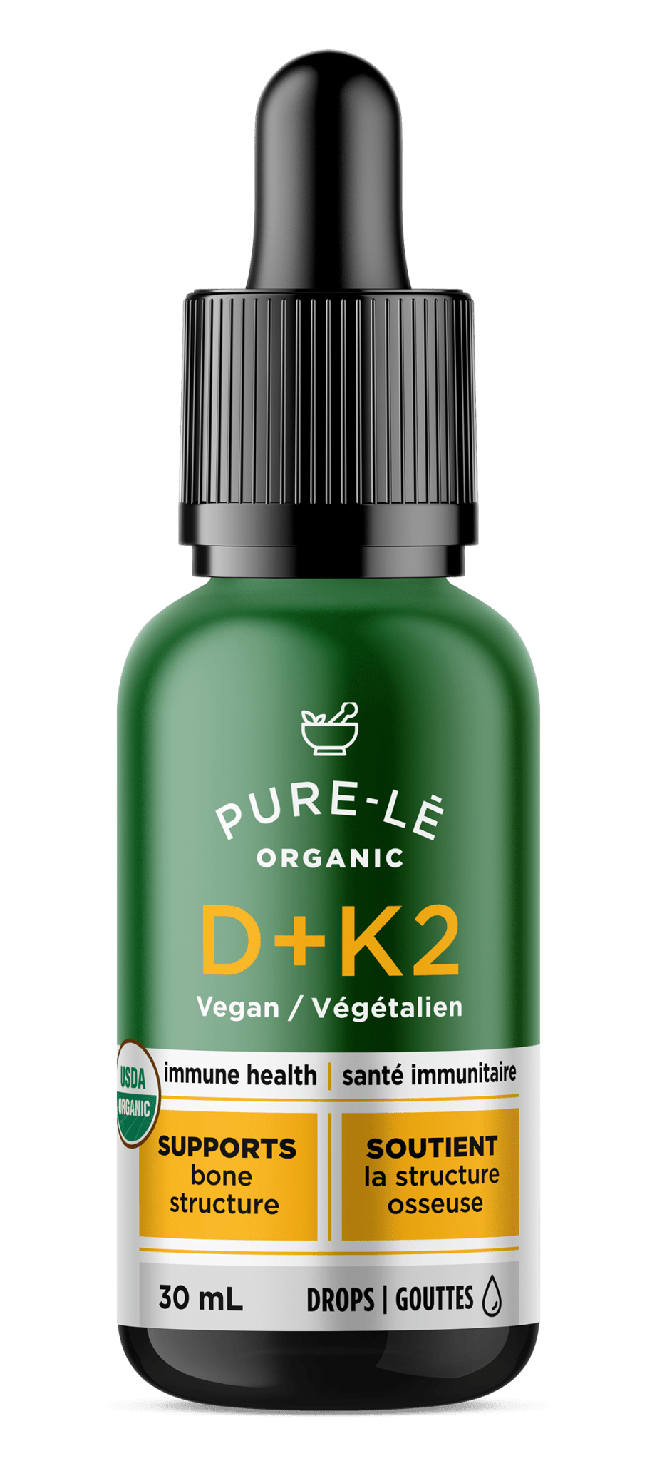 Pure organic D + K2 drops - PeakPro Performmance Supplements
