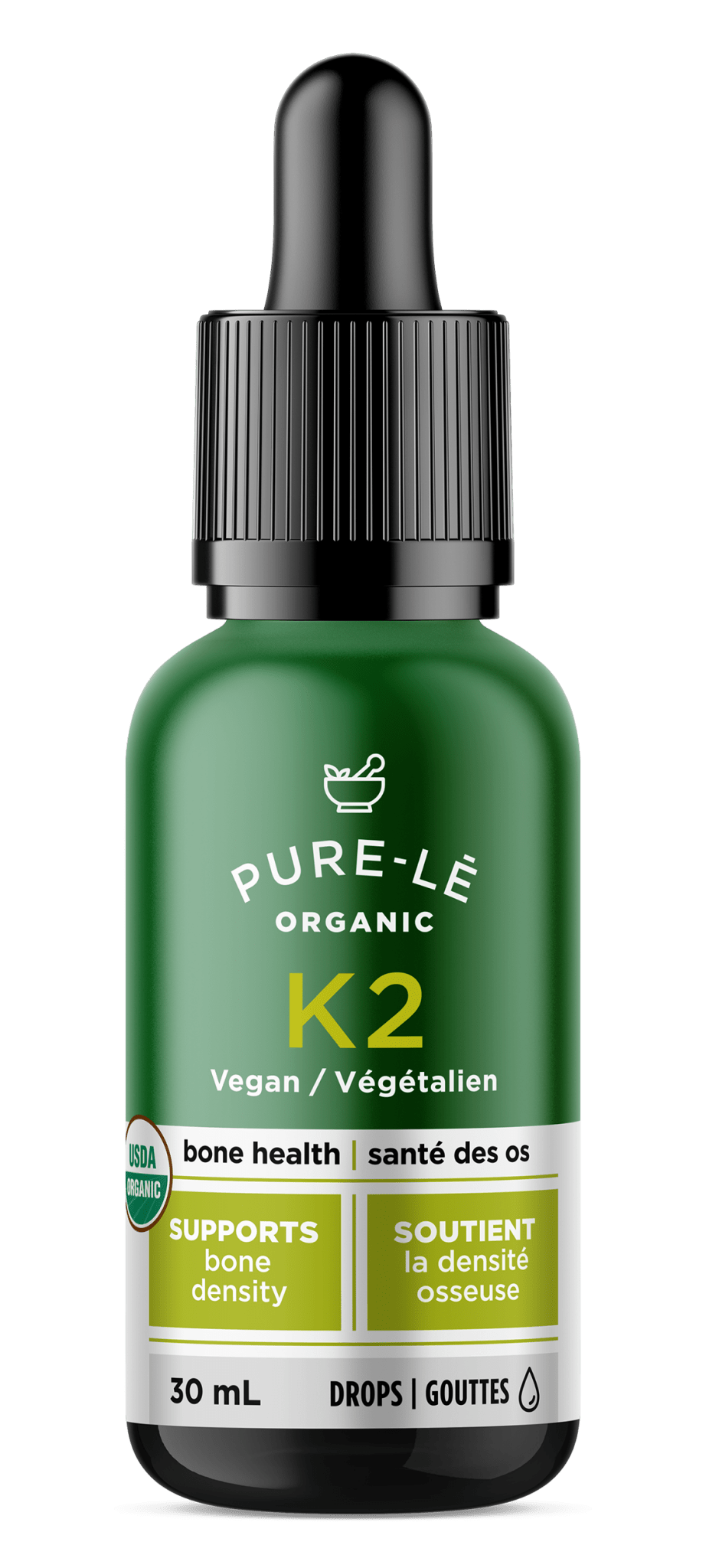 PURE Organic Vitamin K2 Drops - PeakPro Performmance Supplements