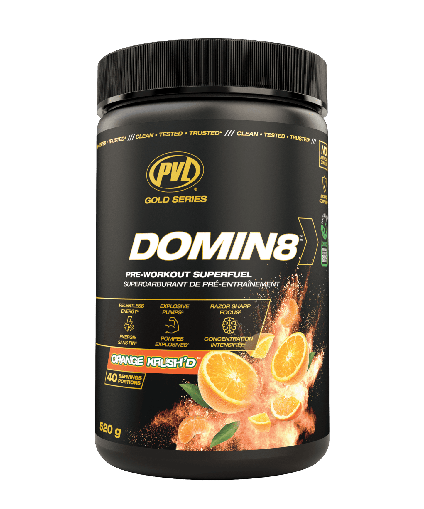 PVL Gold Series Domin8 - PeakPro Performmance Supplements