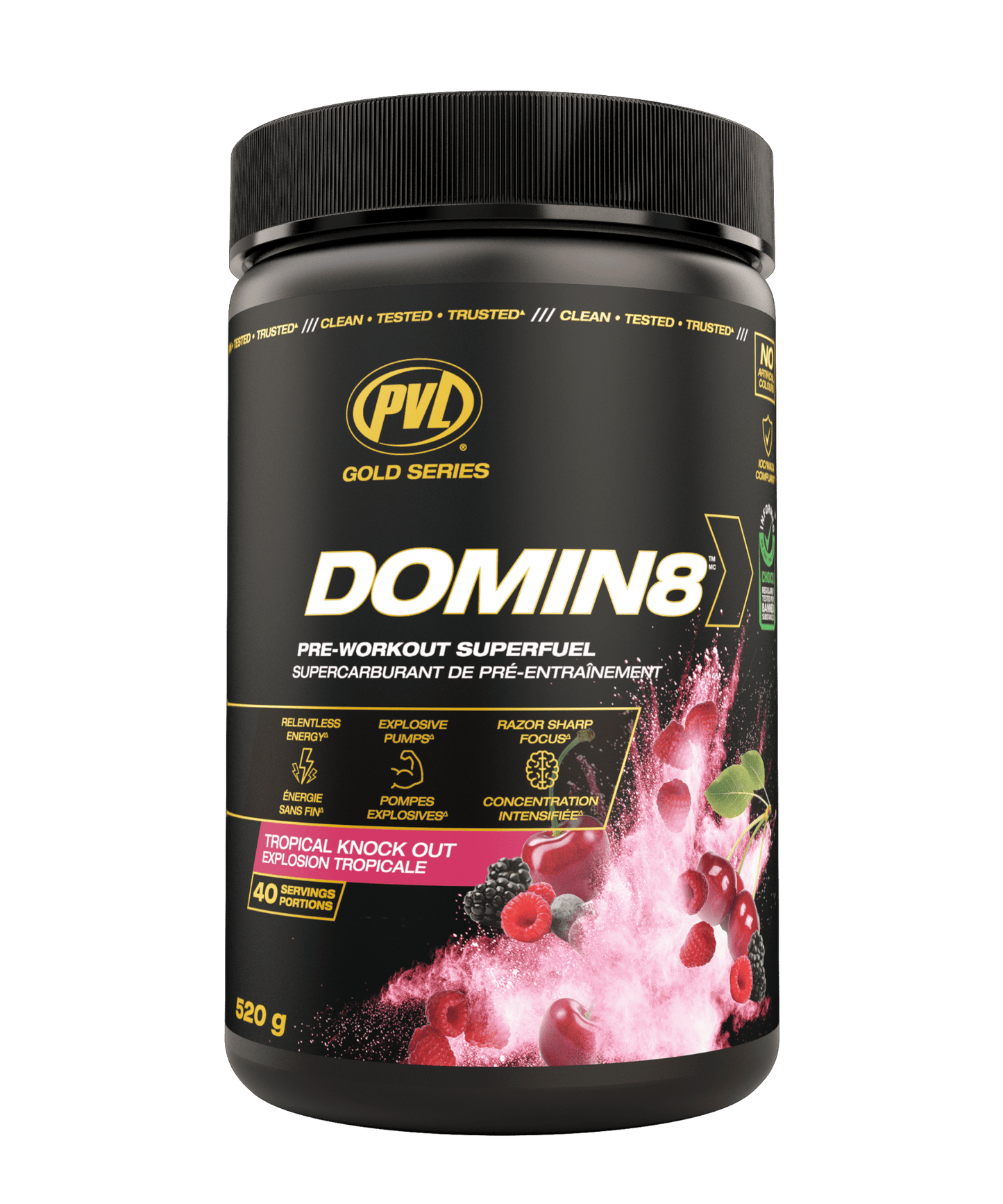 PVL Gold Series Domin8 - PeakPro Performmance Supplements