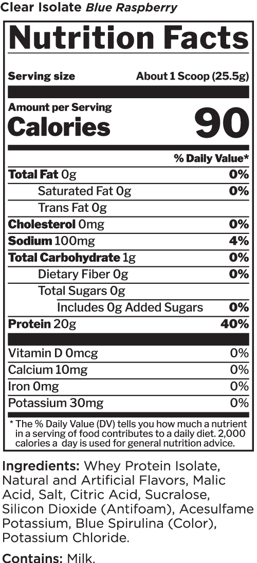 Rule 1 Protein Clear Isolate - PeakPro Performmance Supplements