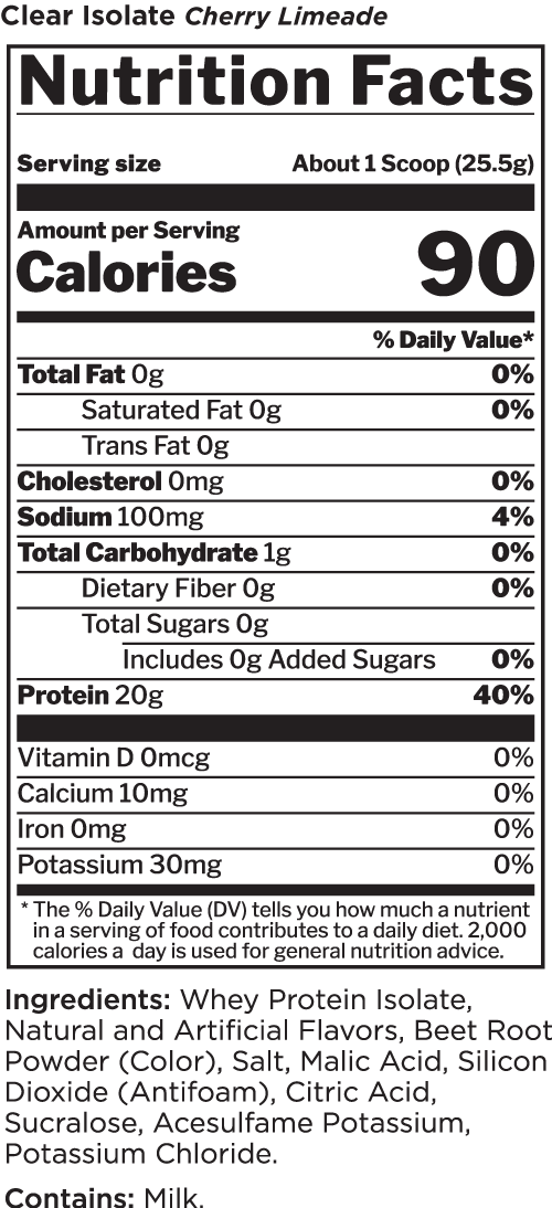 Rule 1 Protein Clear Isolate - PeakPro Performmance Supplements