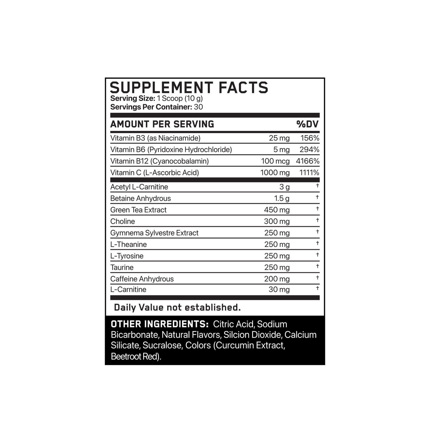 ShredX Extreme Thermogenic powder Tang Orange - PeakPro Performmance Supplements