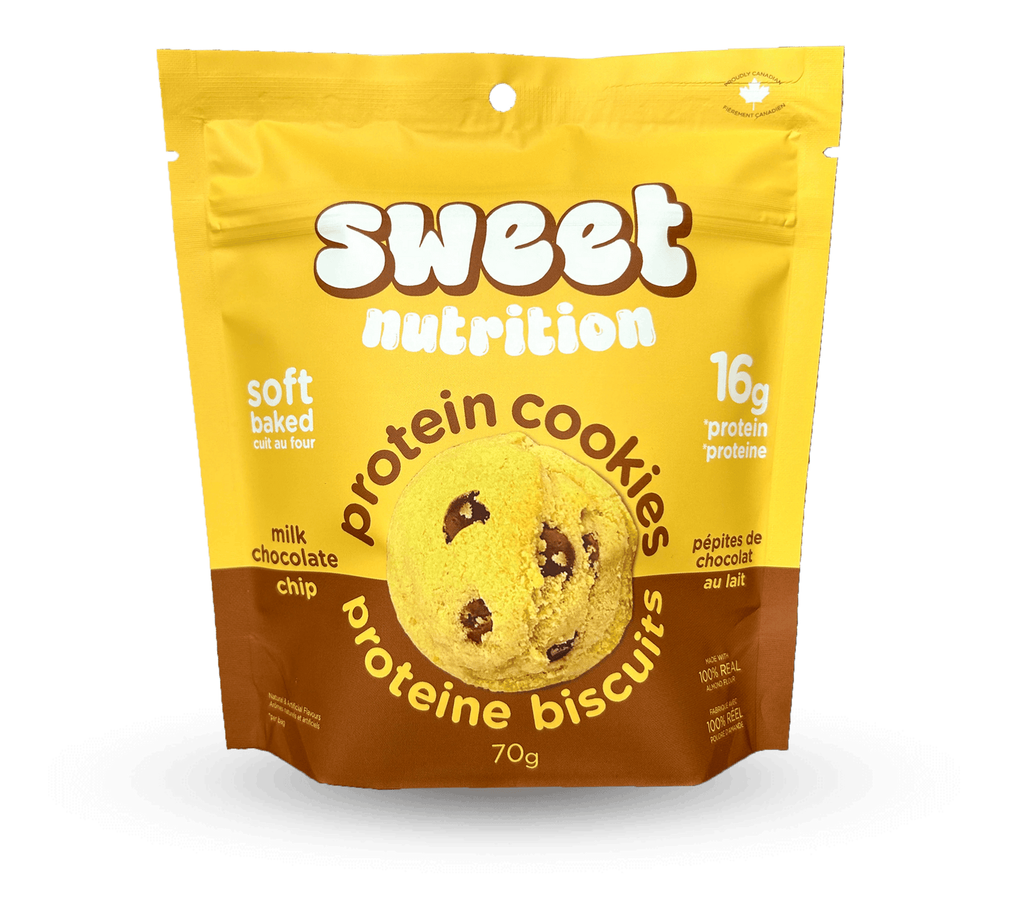 Sweet Nutrition Protein Cookies Milk Chocolate Chip - PeakPro Performmance Supplements