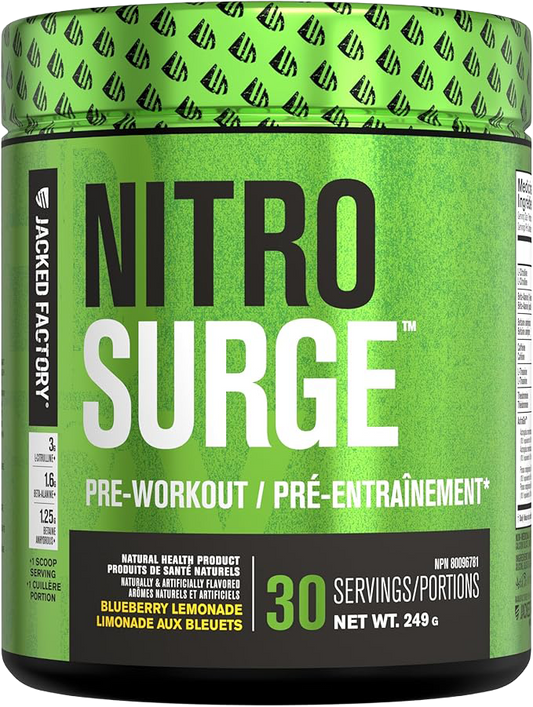 Jacked Factory NitroSurge Blueberry Lemonade