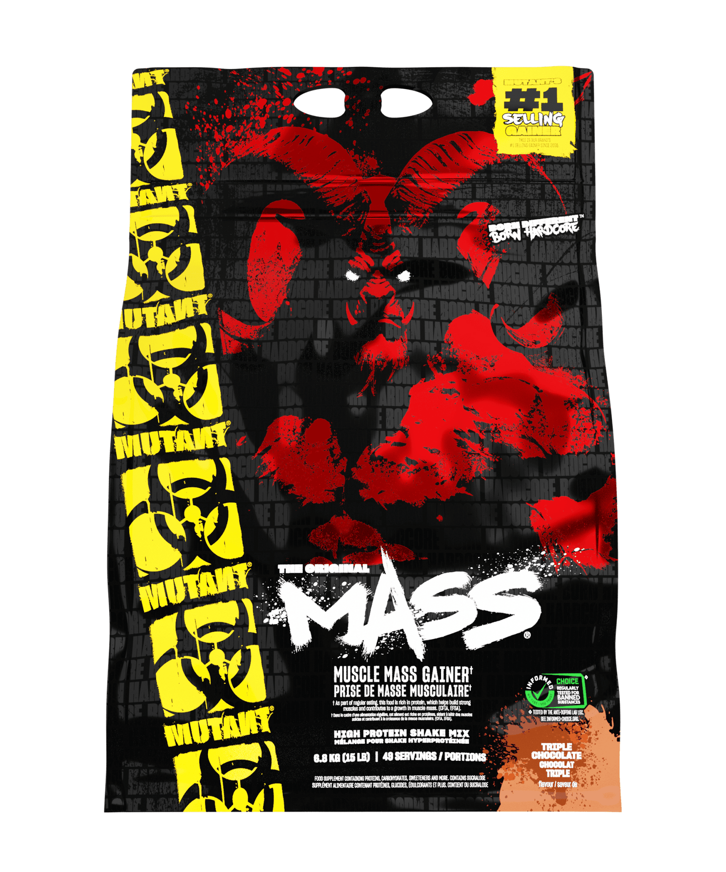 Mutant mass weight gainer Triple chocolate - PeakPro Performmance Supplements