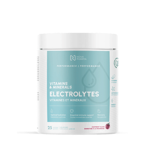 Nova Pharma Electrolytes Raspberry Slush - PeakPro Performmance Supplements