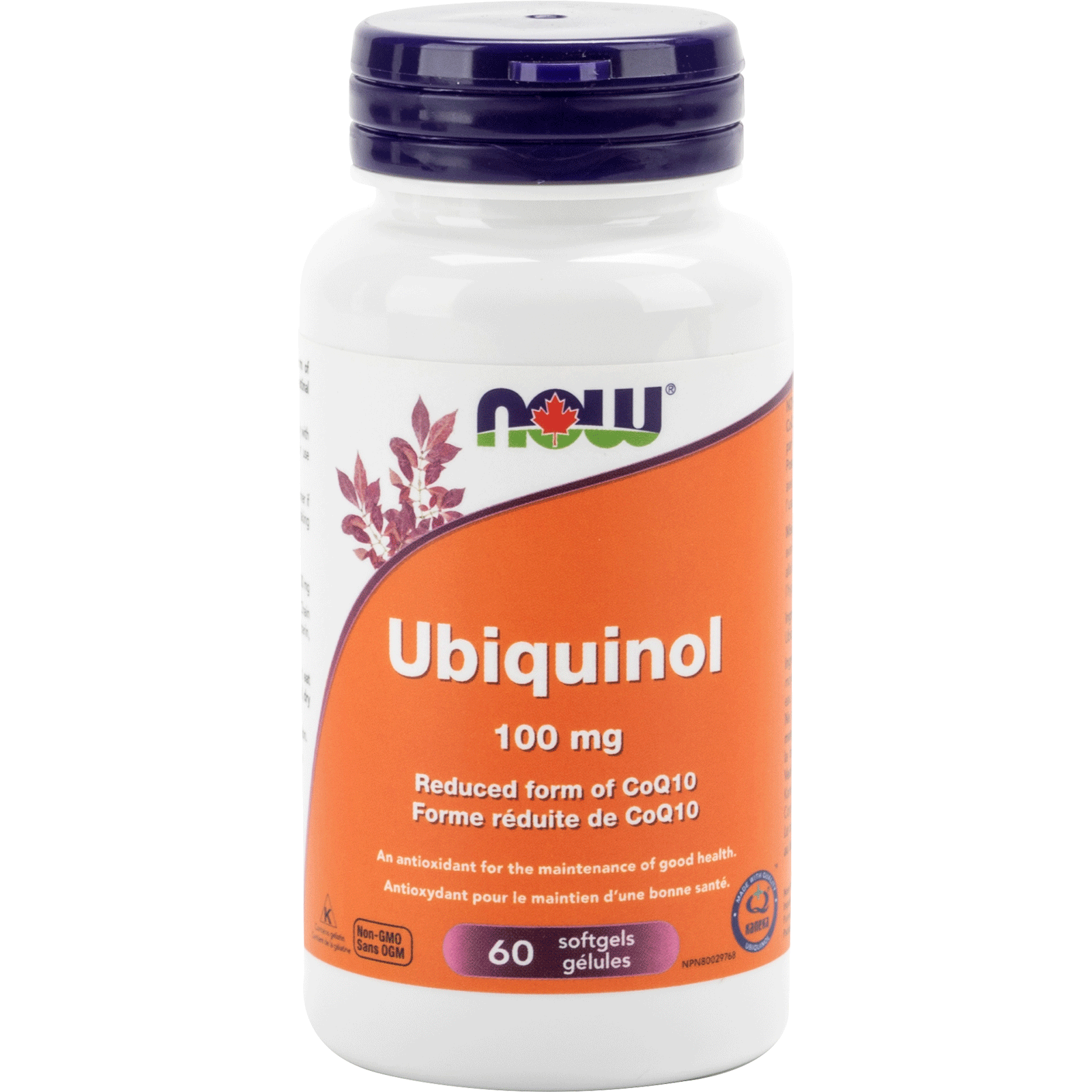 NOW Supplements Ubiquinol 100 mg - PeakPro Performmance Supplements
