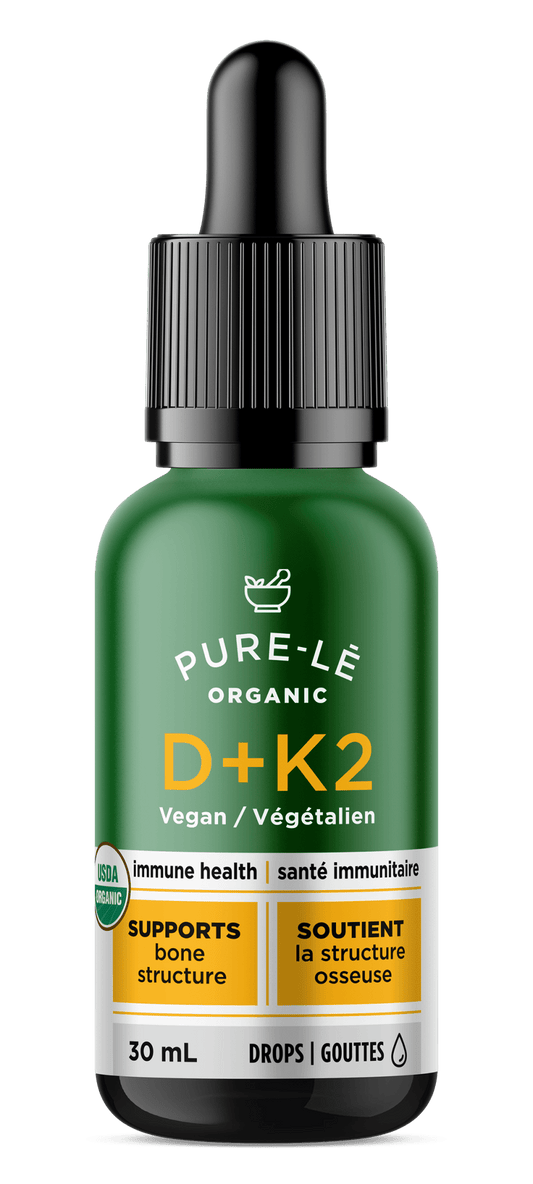 Pure organic D + K2 drops - PeakPro Performmance Supplements
