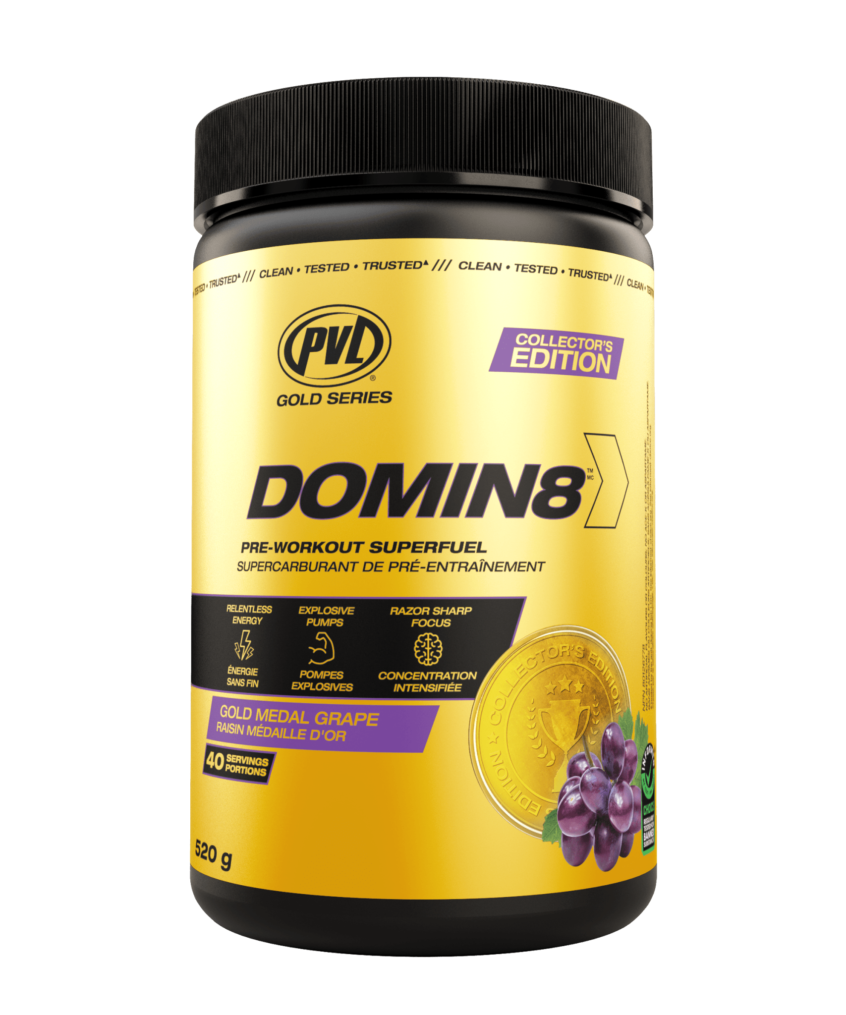 PVL Gold Series Domin8 - PeakPro Performmance Supplements