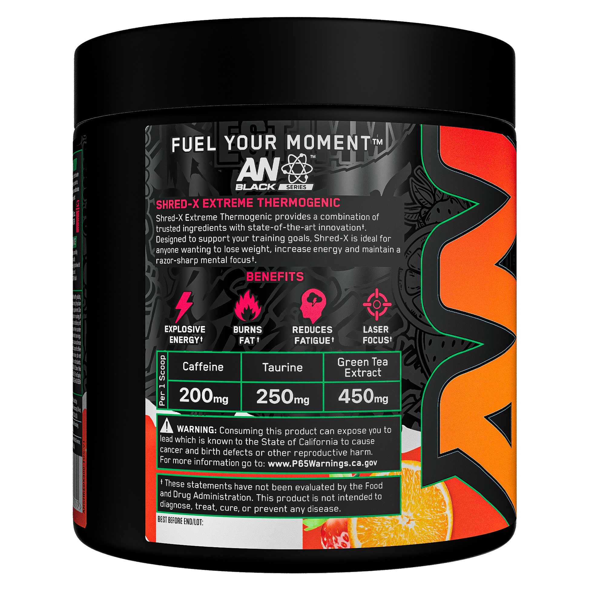 Shred - X Extreme Thermogenic Tang - PeakPro Performmance Supplements
