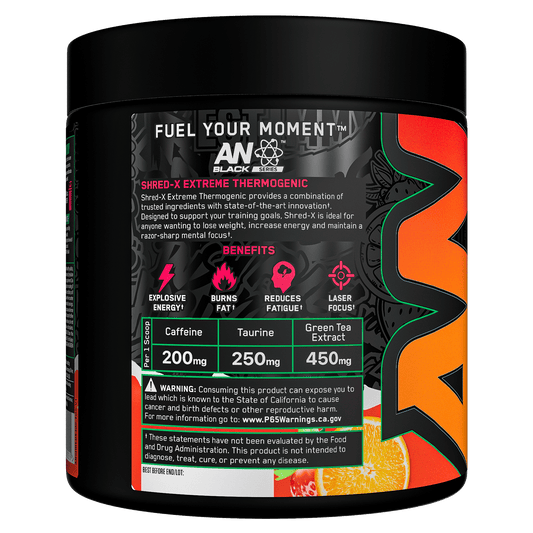 Shred - X Extreme Thermogenic Tang - PeakPro Performmance Supplements