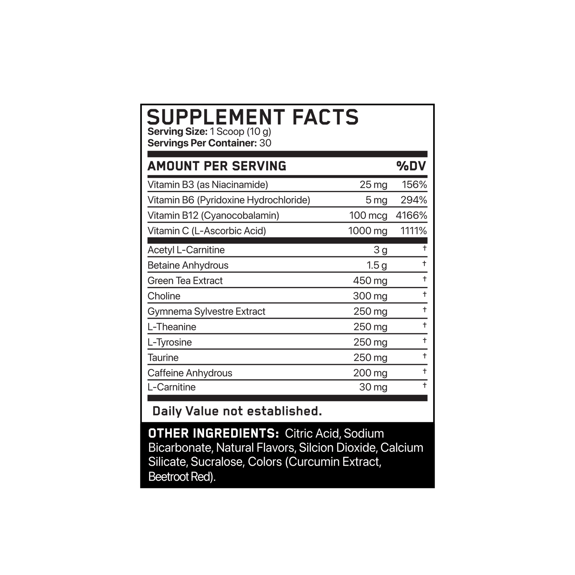ShredX Extreme Thermogenic powder Tang Orange - PeakPro Performmance Supplements