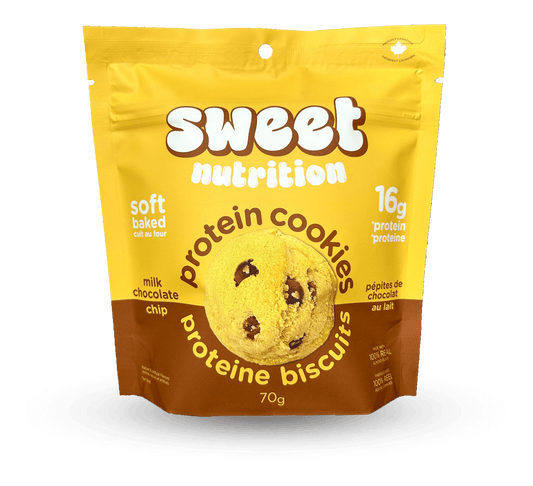Sweet Nutrition Protein Cookies Milk Chocolate Chip - PeakPro Performmance Supplements