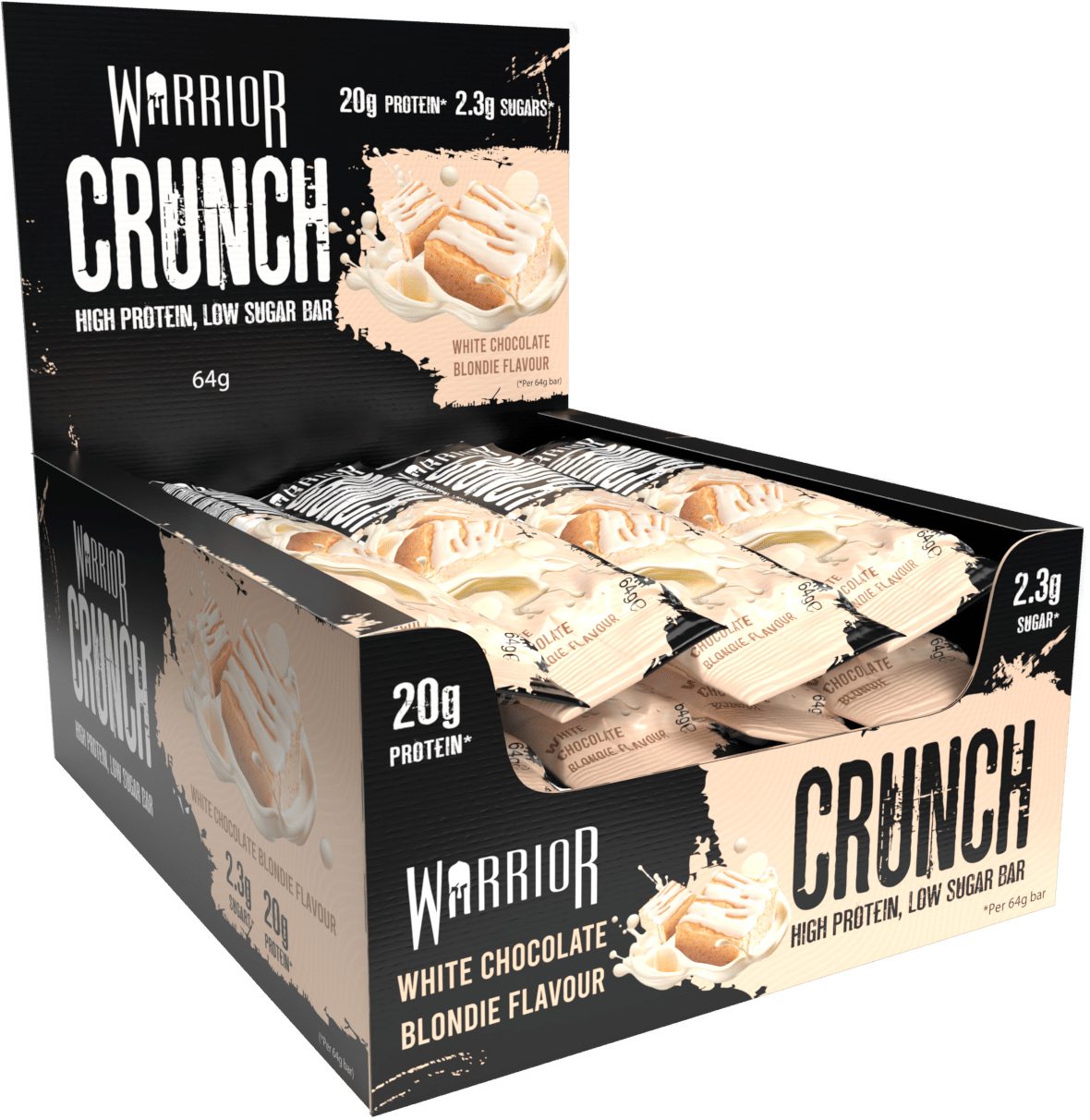 Warrior Crunch white chocolate crisp Bar - My Store